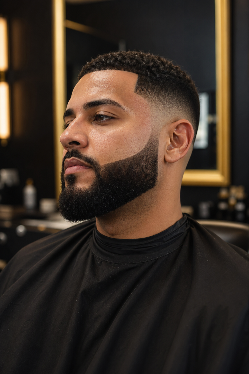 After beard trim visual